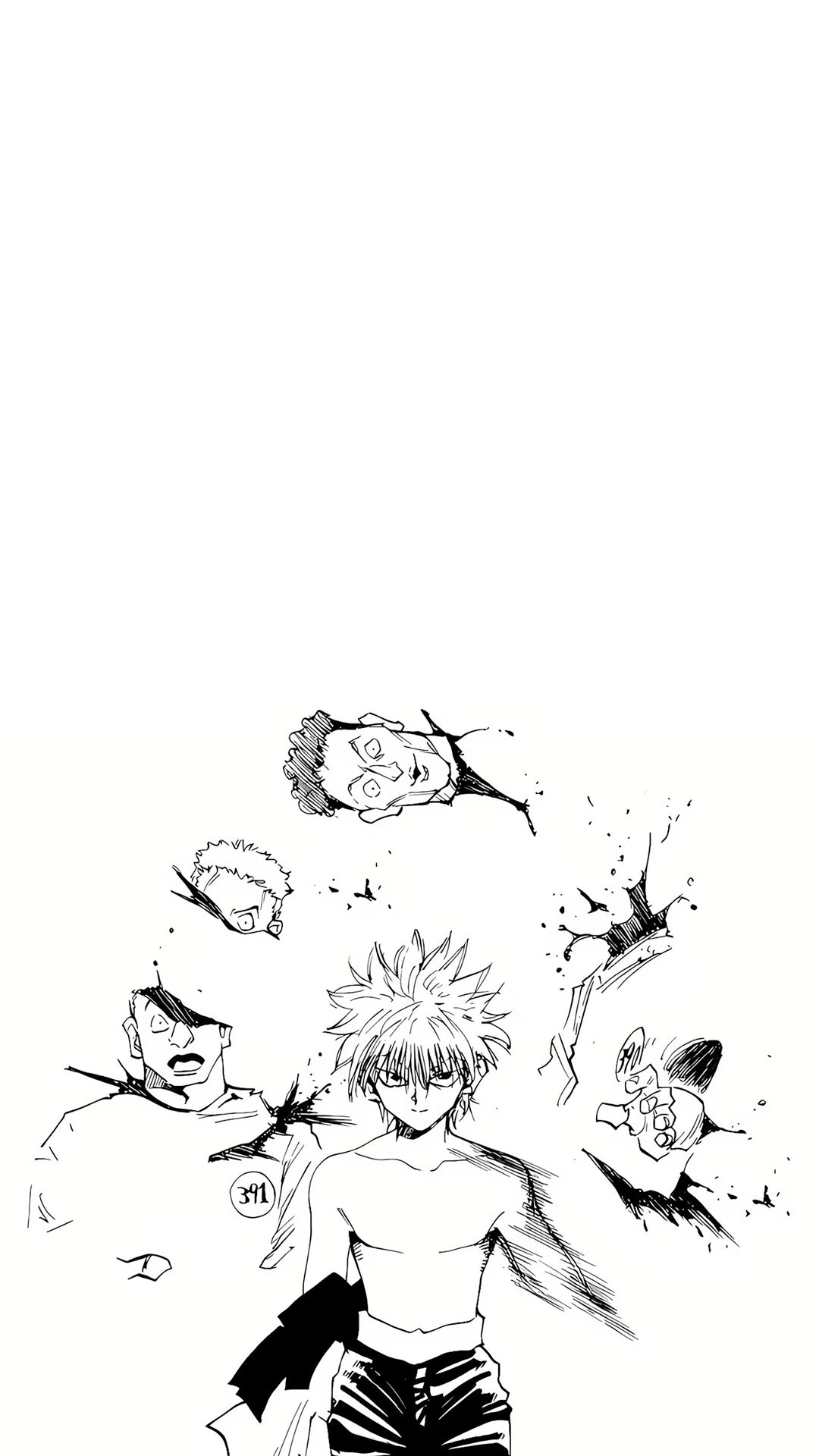 killua themed wallpaper for iphone