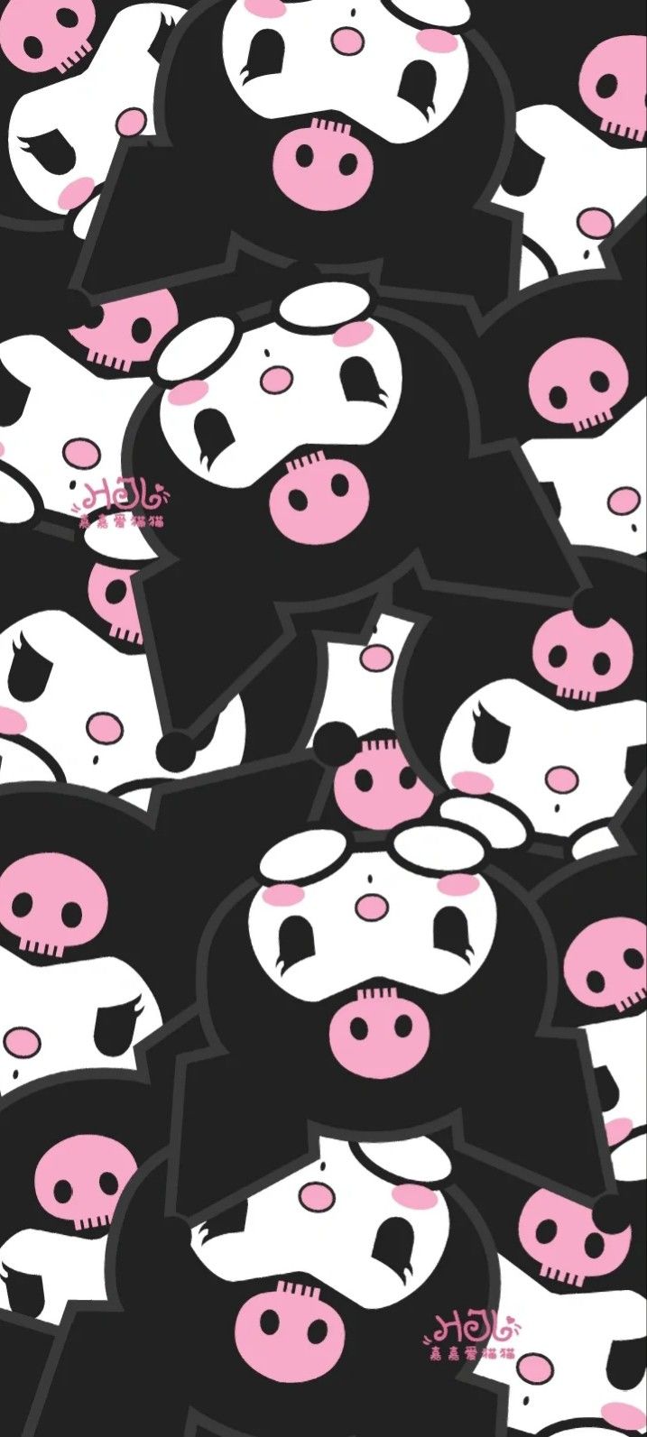 kuromi themed iphone wallpaper