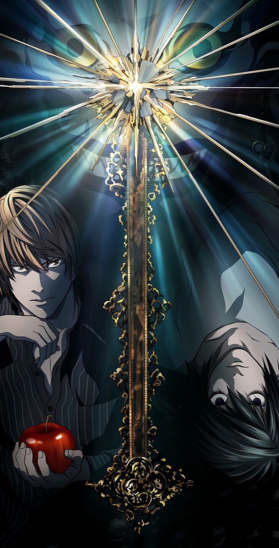 latest light yagami wallpaper styles for iPhone.