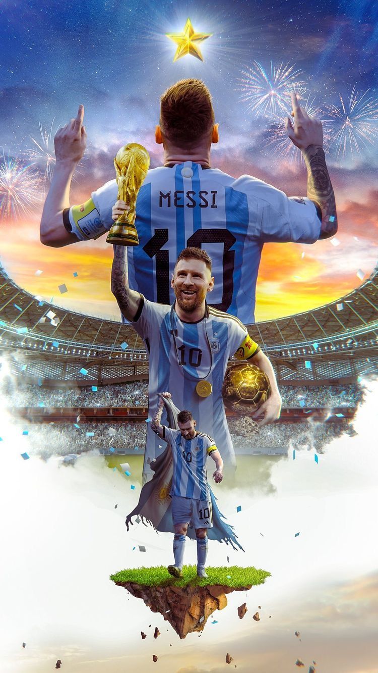 latest messi iphone wallpaper