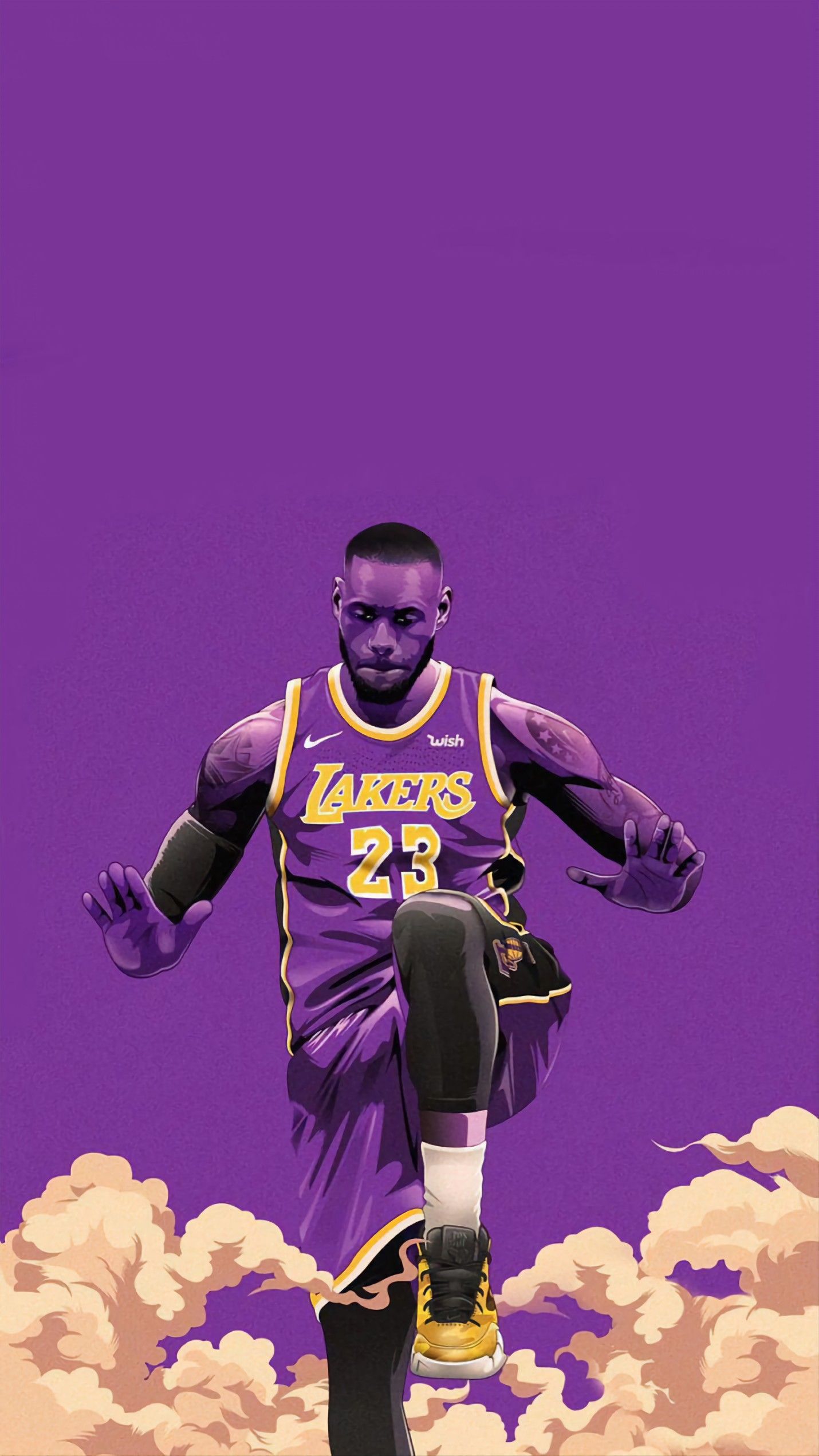 LeBron James HD wallpaper for iPhone