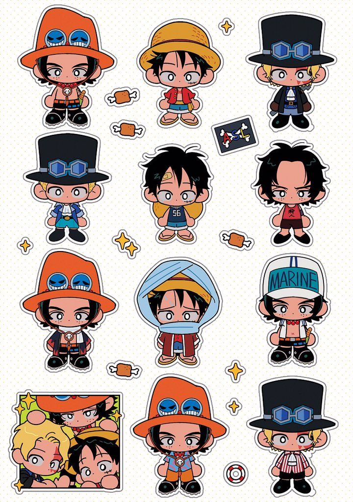 Luffy and friends iPhone wallpaper