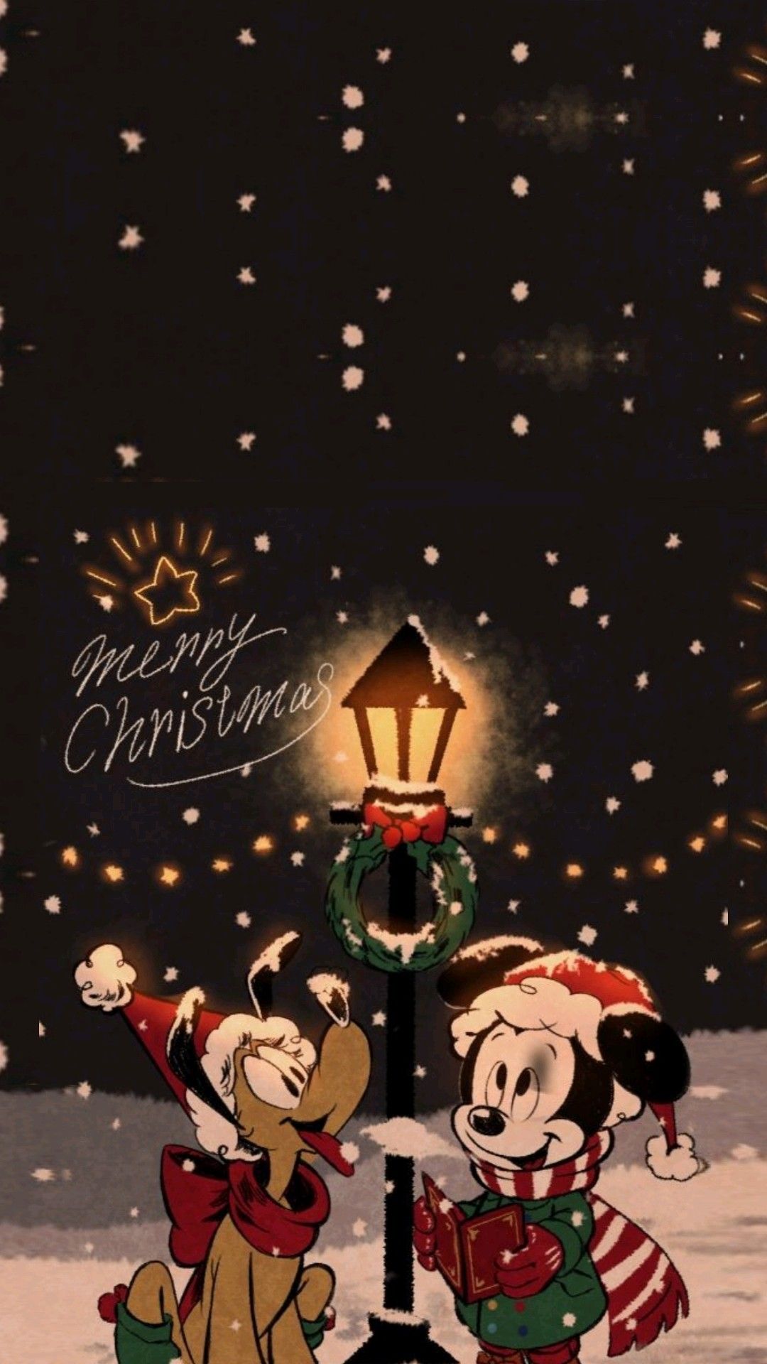 magical disney christmas iphone wallpaper collections