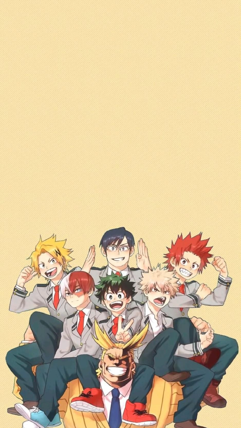 my hero academia iphone wallpaper aesthetic