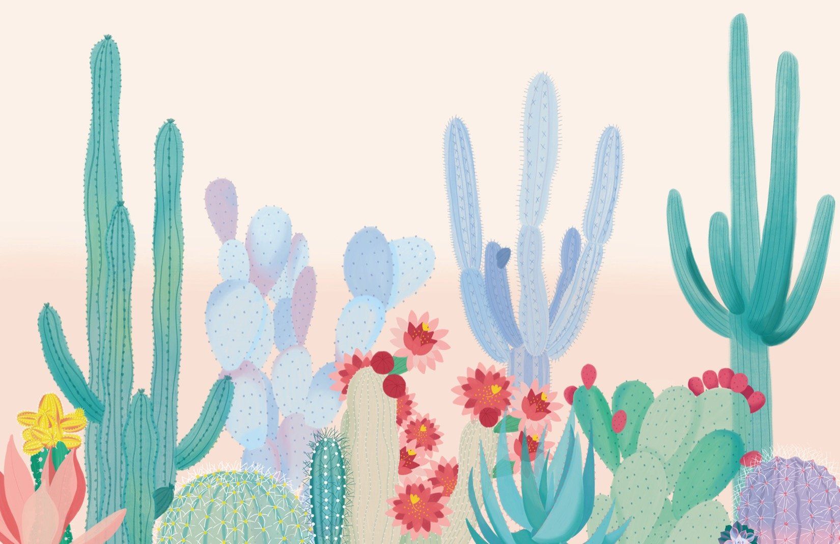 nature-inspired cactus wallpaper iphone