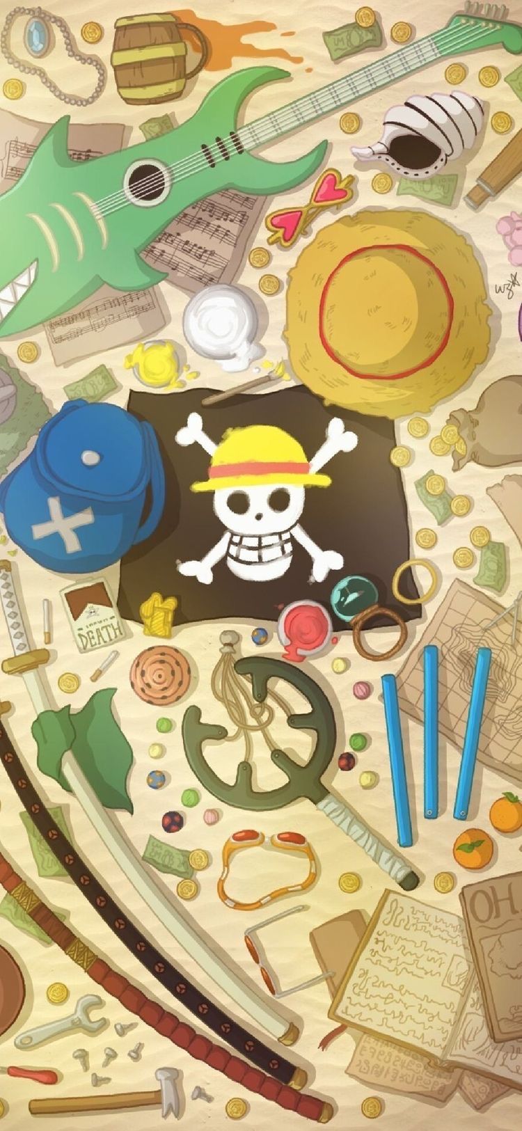 one piece wallpaper iphone 0045