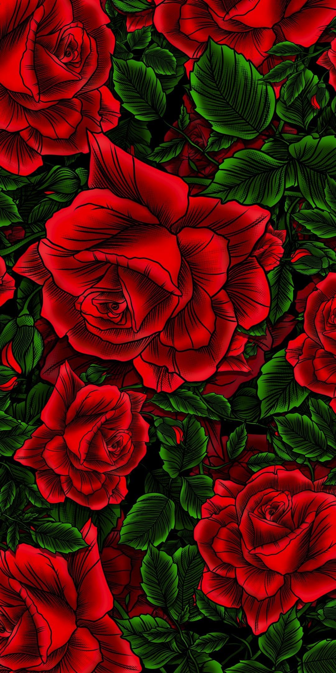 red iphone wallpaper 4k 0048