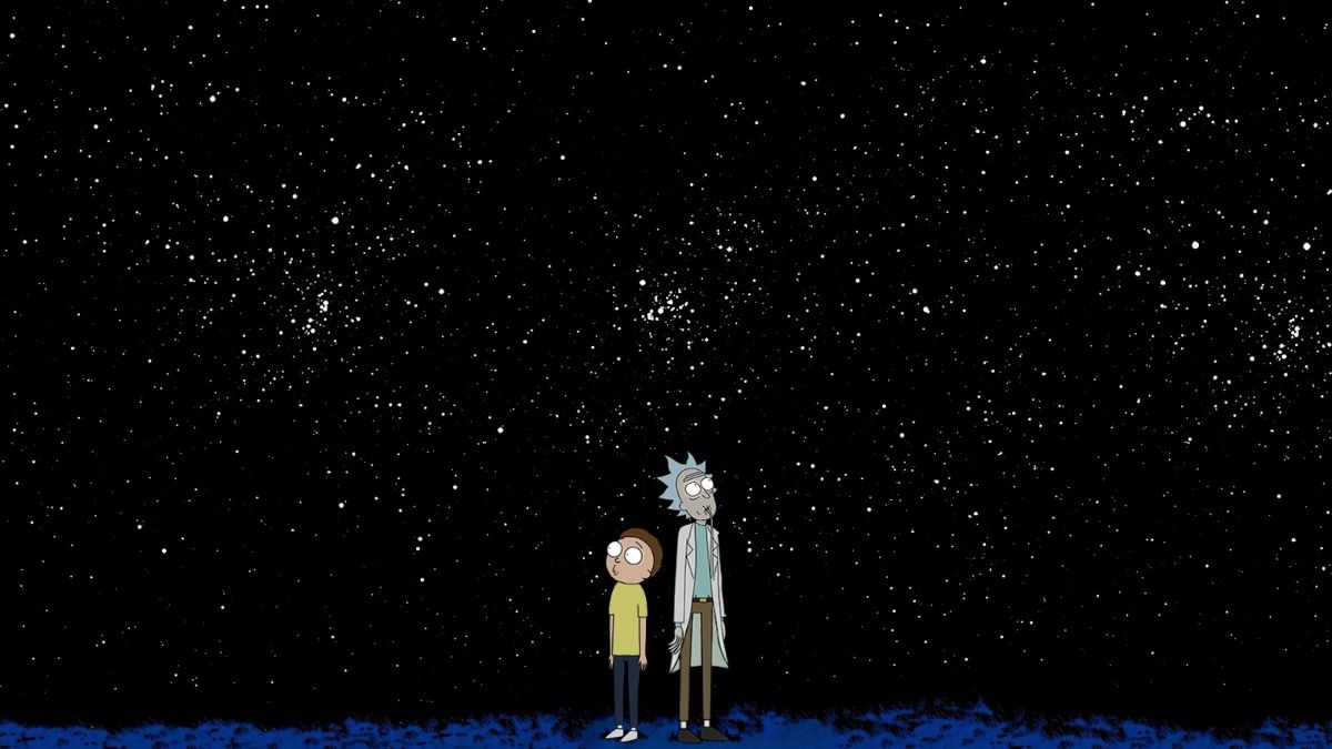 rick and morty characters iphone wallpaper