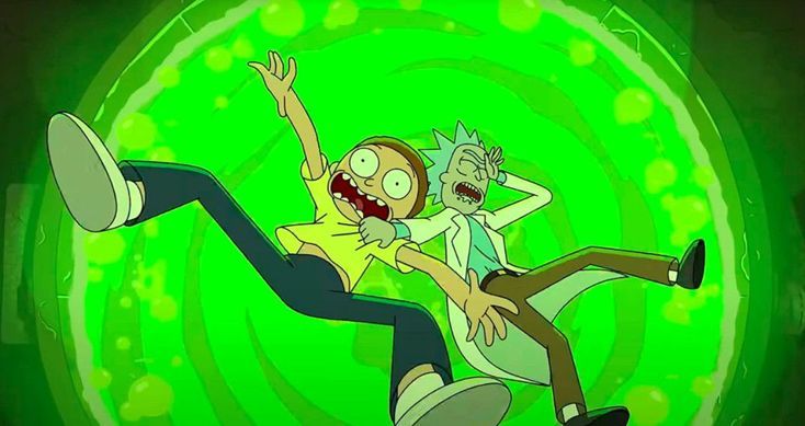 rick and morty themed iphone wallpaper