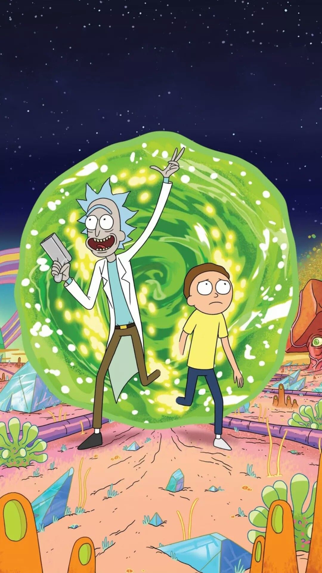 rick and morty wallpaper iphone 0073