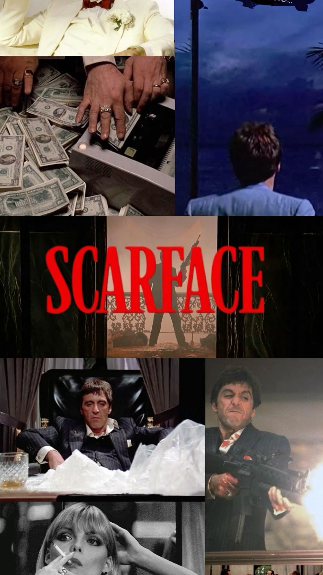 Intense scarface iphone wallpaper for ultimate fans