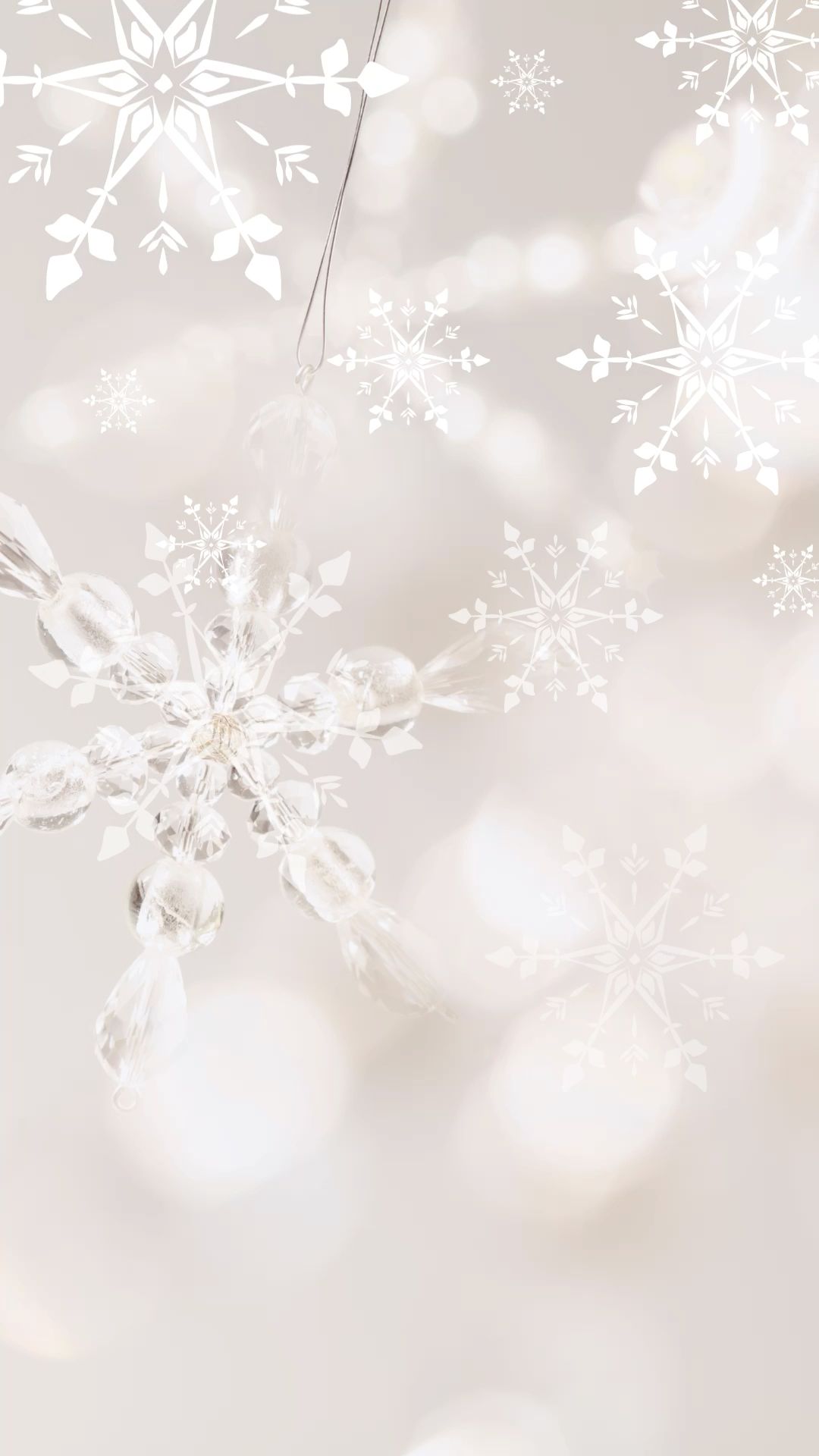 serene snow christmas wallpaper for iphone