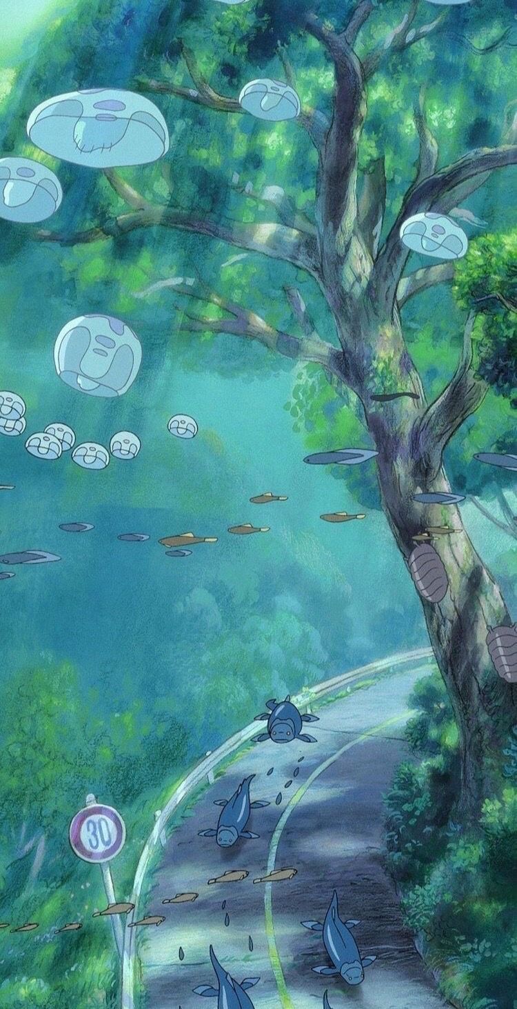 studio ghibli iphone wallpaper