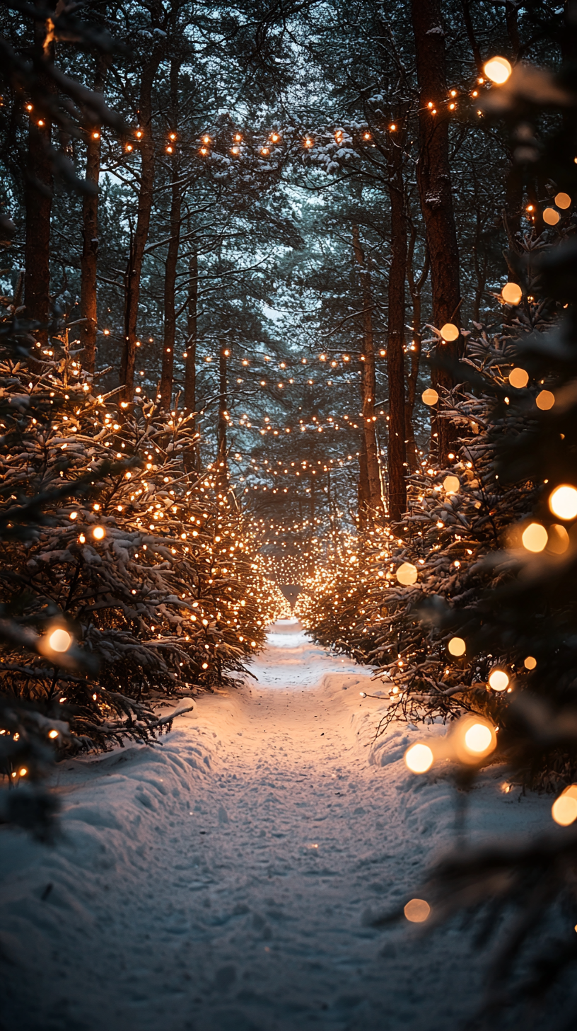 stunning winter wonderland iphone wallpaper images