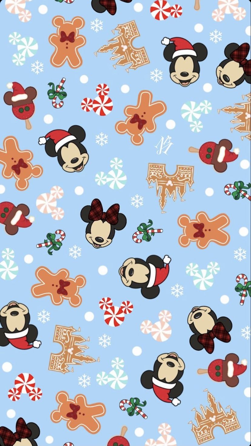 stylish disney christmas iphone wallpaper trends.