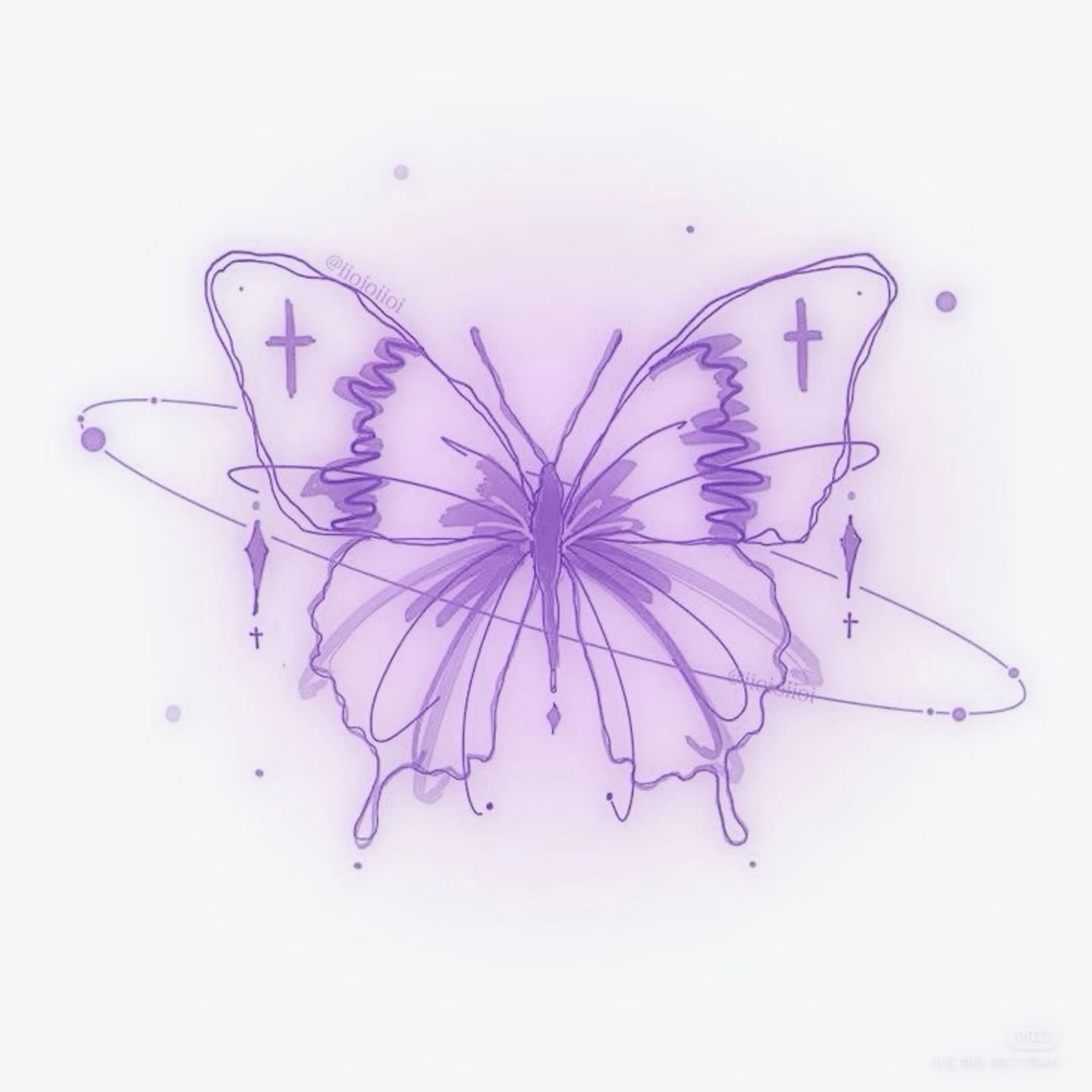 stylish iphone purple butterfly wallpaper for teens