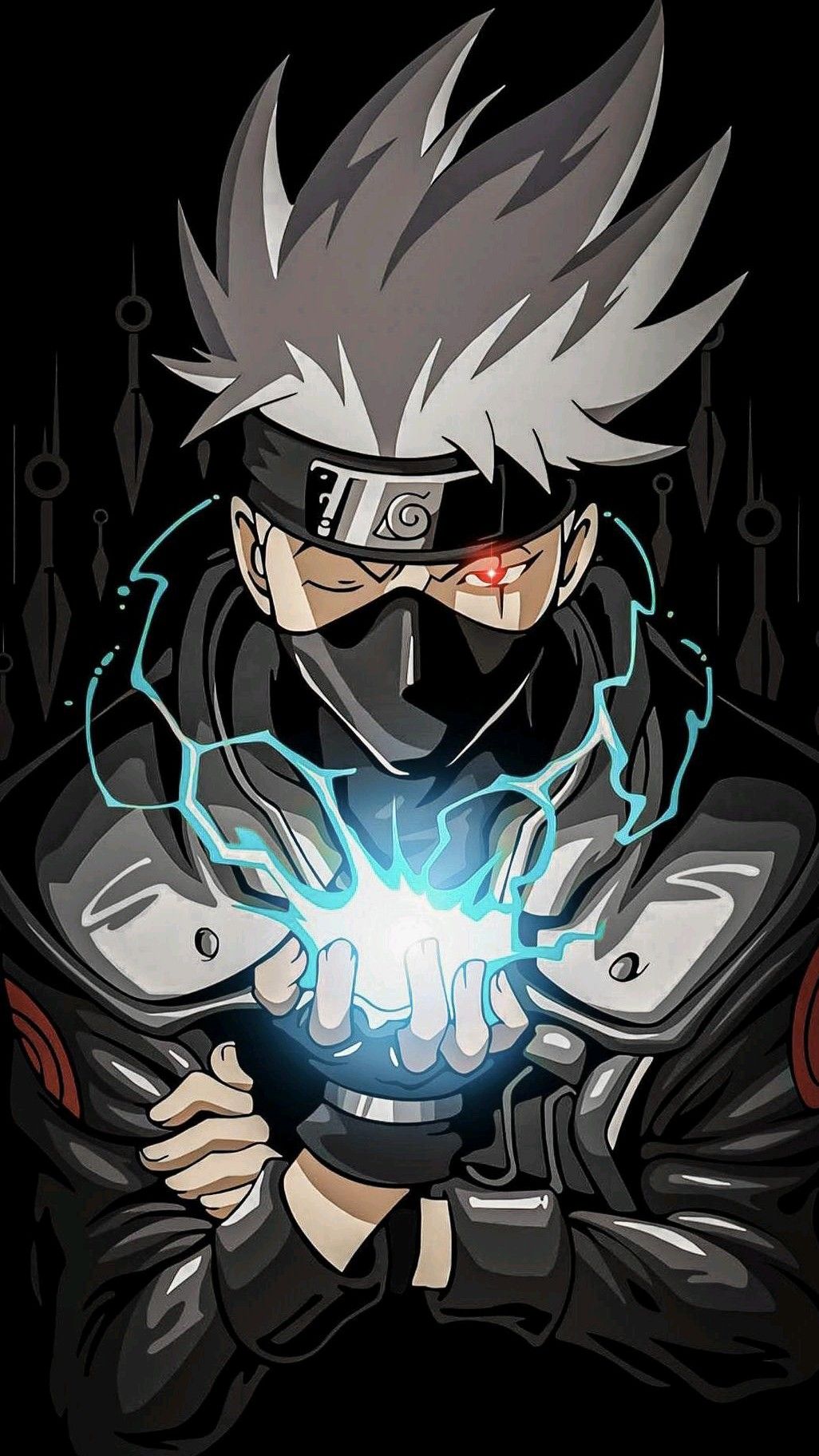 stylish kakashi wallpaper for iphone