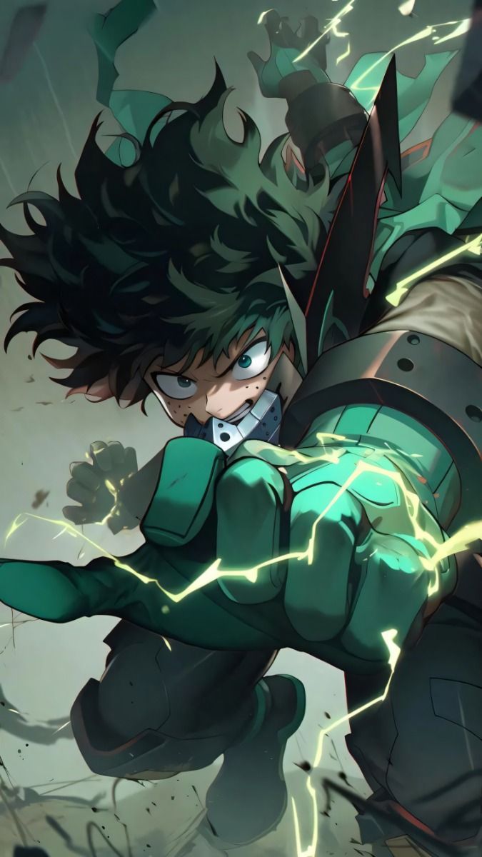 stylish my hero academia iphone wallpaper