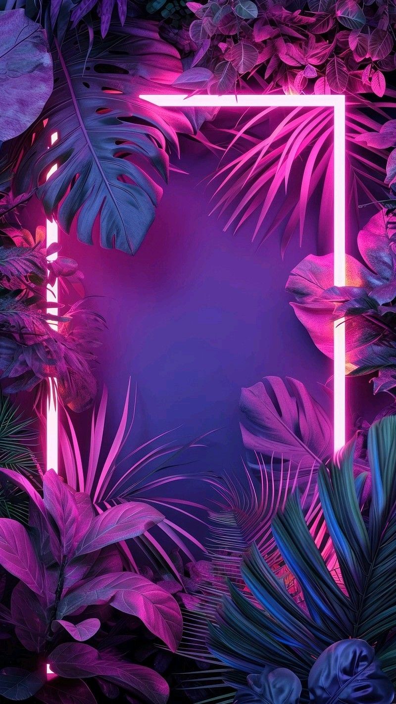 stylish neon iphone pink aesthetic wallpaper collection