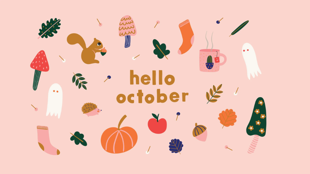 stylish october wallpaper designs for iphone