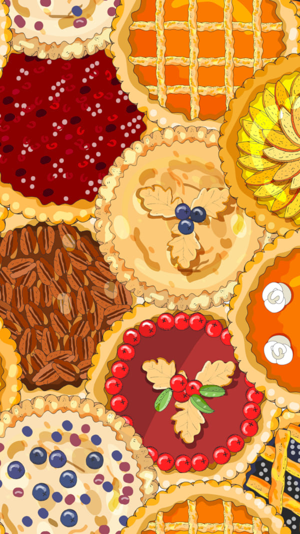 thanksgiving iphone wallpaper art