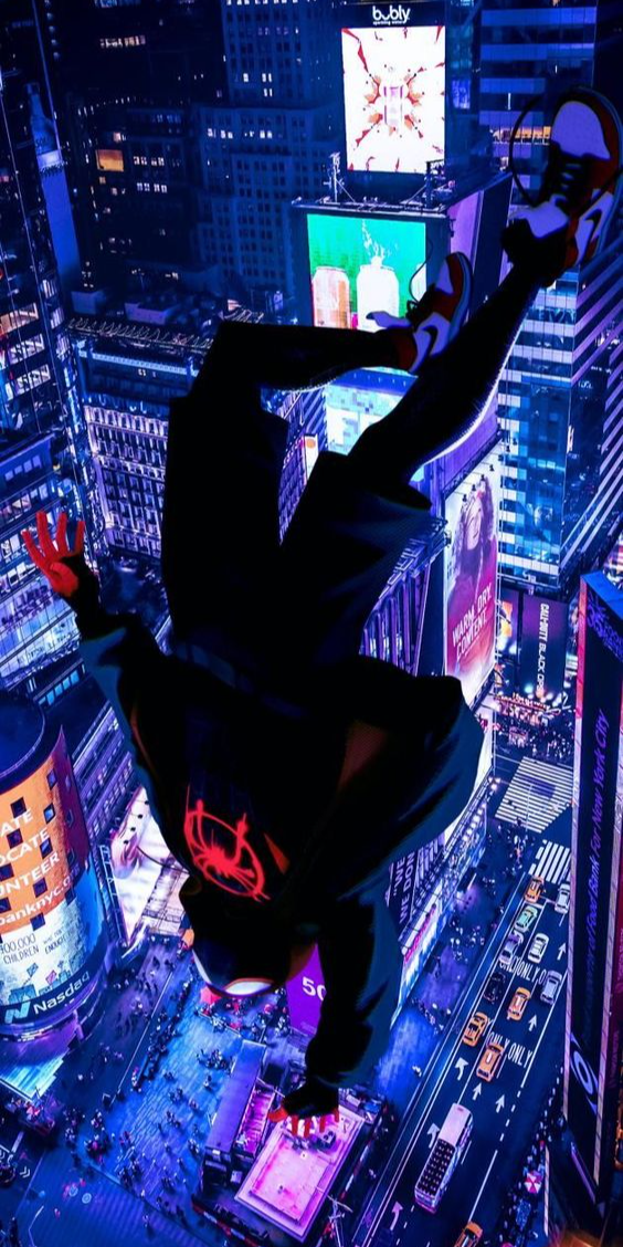 trending miles morales iphone wallpaper for iOS