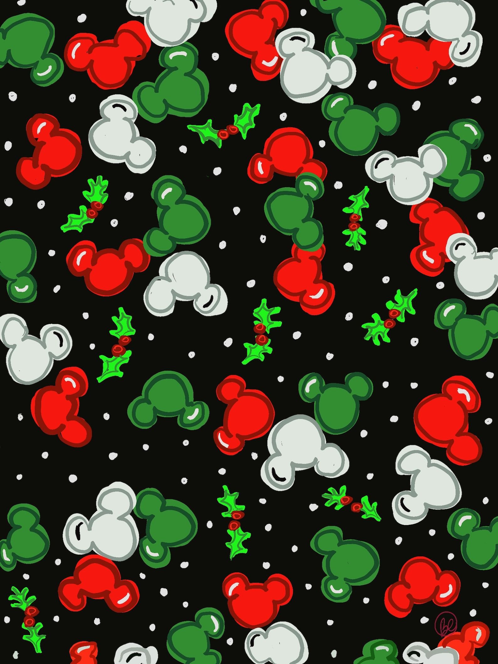 unique disney christmas iphone backgrounds