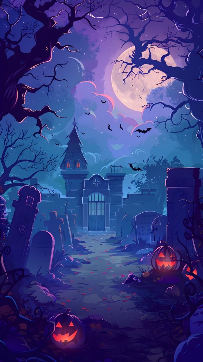 unique spooky iPhone wallpaper designs