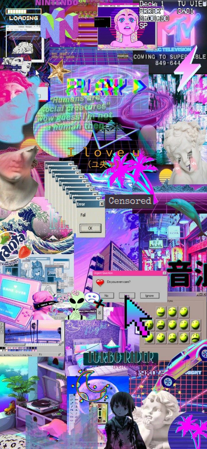 unique vaporwave iphone wallpaper inspirations