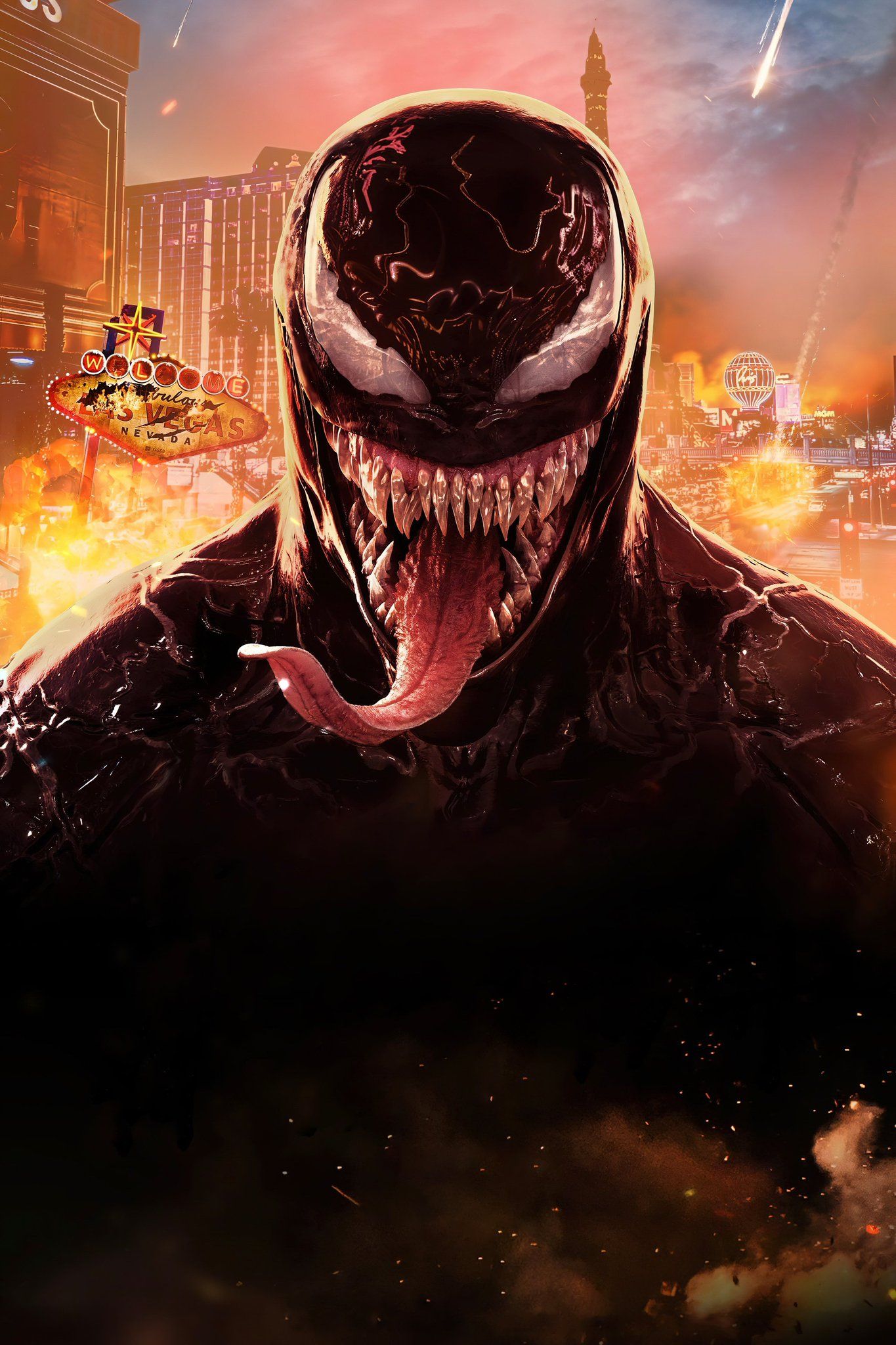 venom iphone wallpaper art