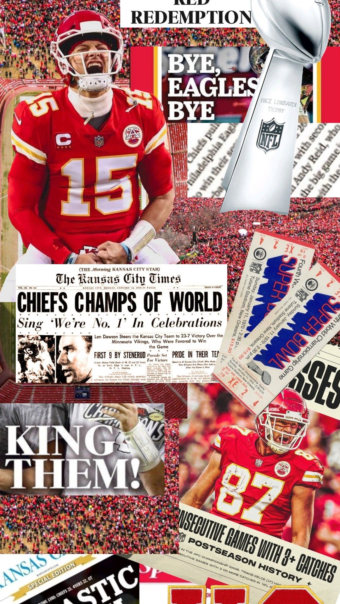 vibrant chiefs wallpaper iphone options