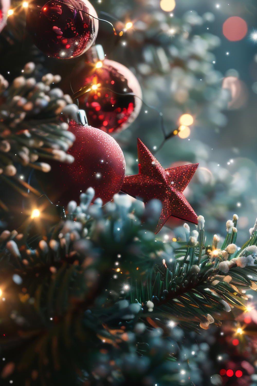 vibrant christmas wallpaper iphone 4k for phones