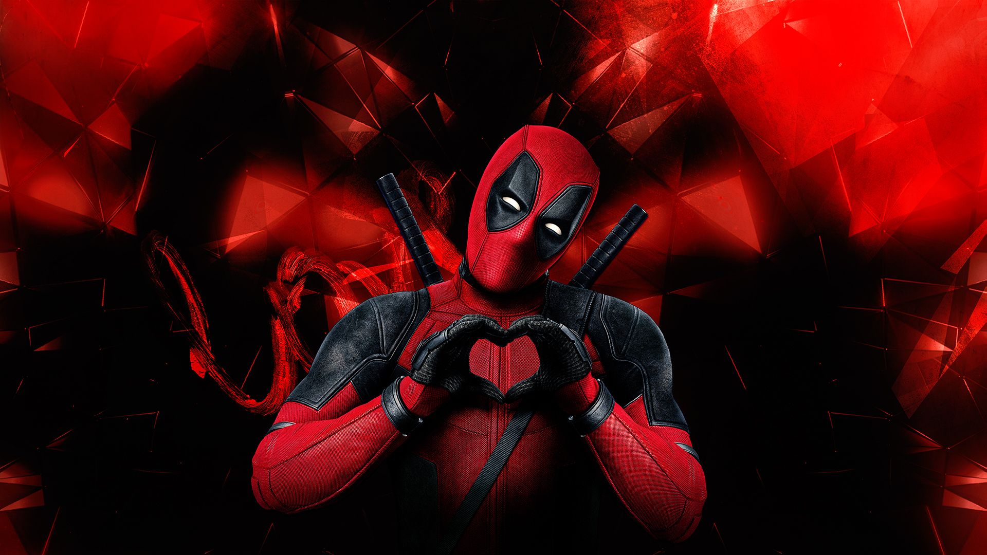 vibrant deadpool wallpaper iphone