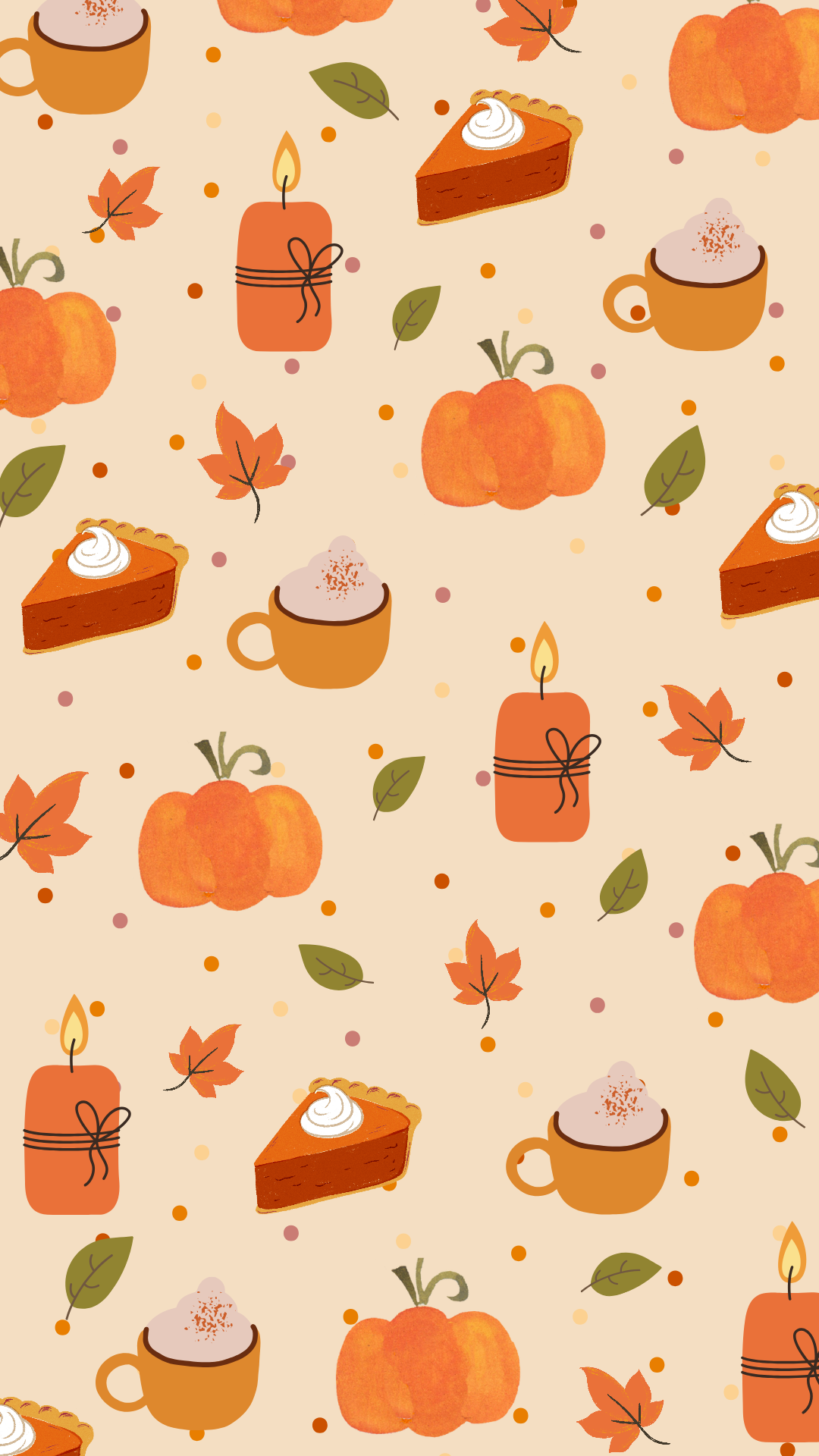 vibrant iphone cute fall wallpaper themes