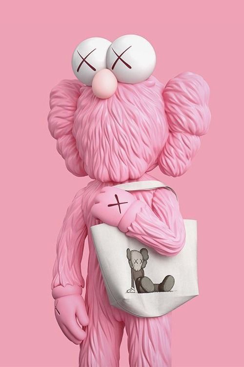 vibrant kaws wallpaper iphone